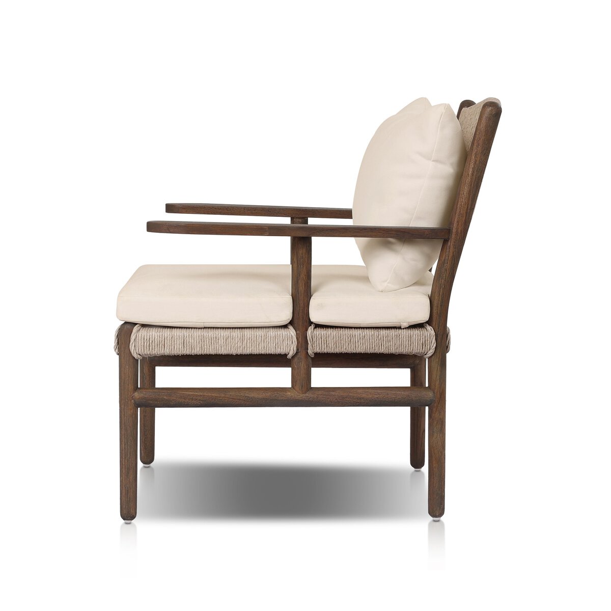 Chaise longue d'extérieur en teck Bayside