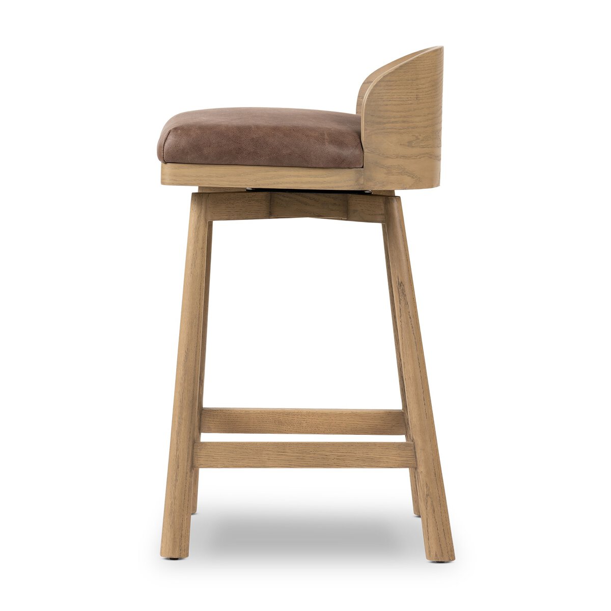 Tabouret de cuisine pivotant en bois flotté