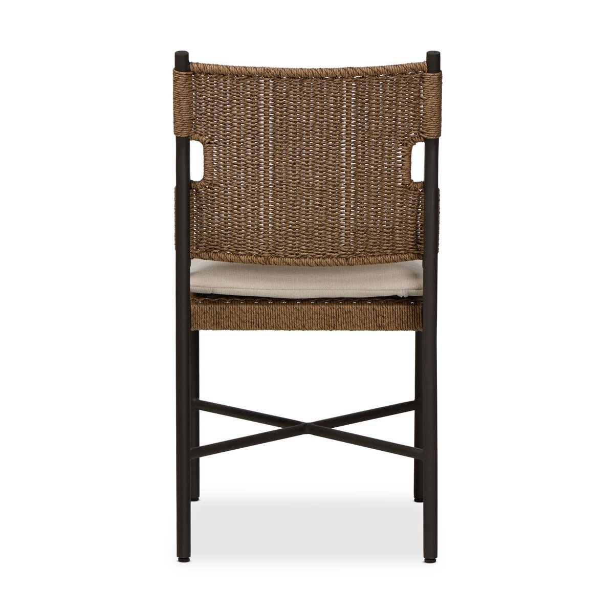 Fauteuil de salle à manger d'extérieur tissé Ridge