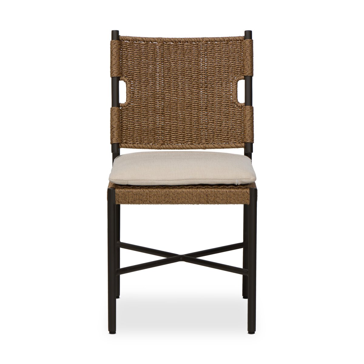 Fauteuil de salle à manger d'extérieur tissé Ridge
