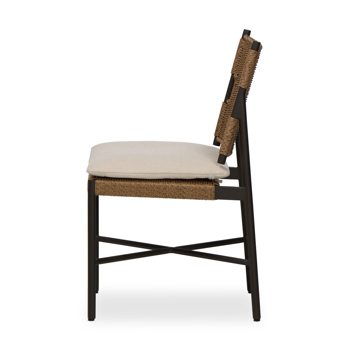 Fauteuil de salle à manger d'extérieur tissé Ridge