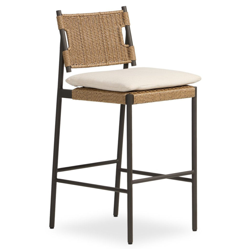 Tabouret de patio tissé Ridge