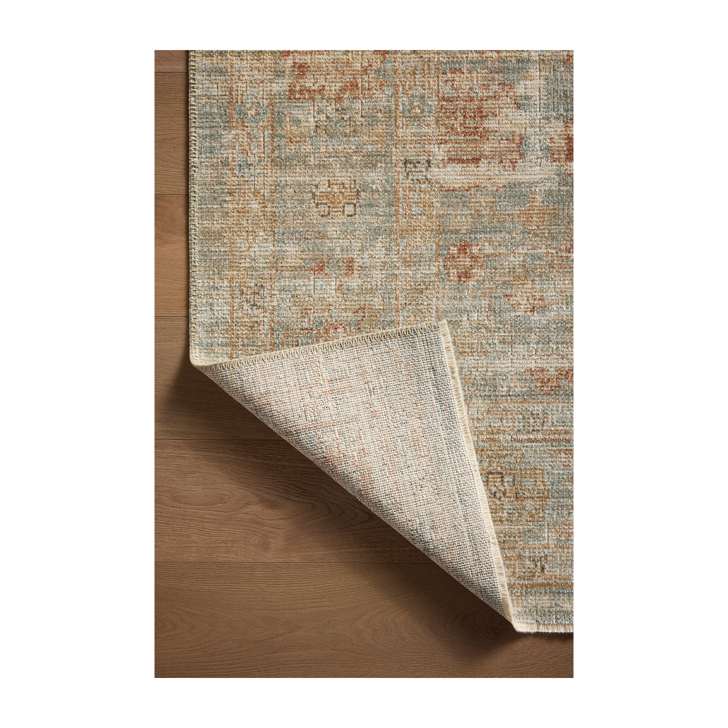 Heritage - Tapis Aqua / Terracotta