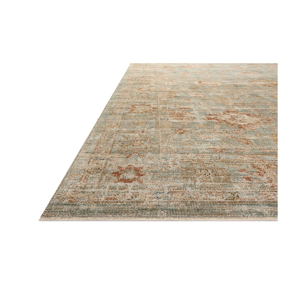 Heritage - Tapis Aqua / Terracotta