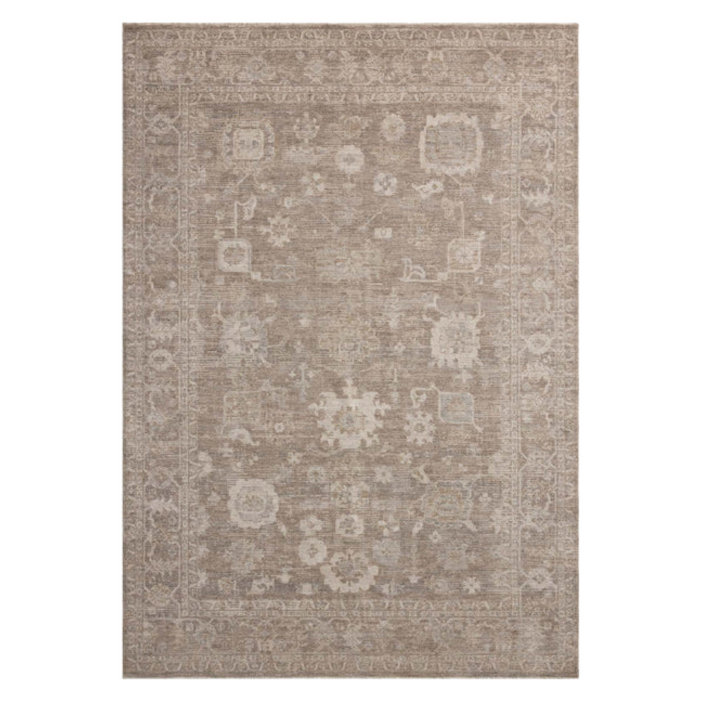 Tapis Loma, taupe ivoire