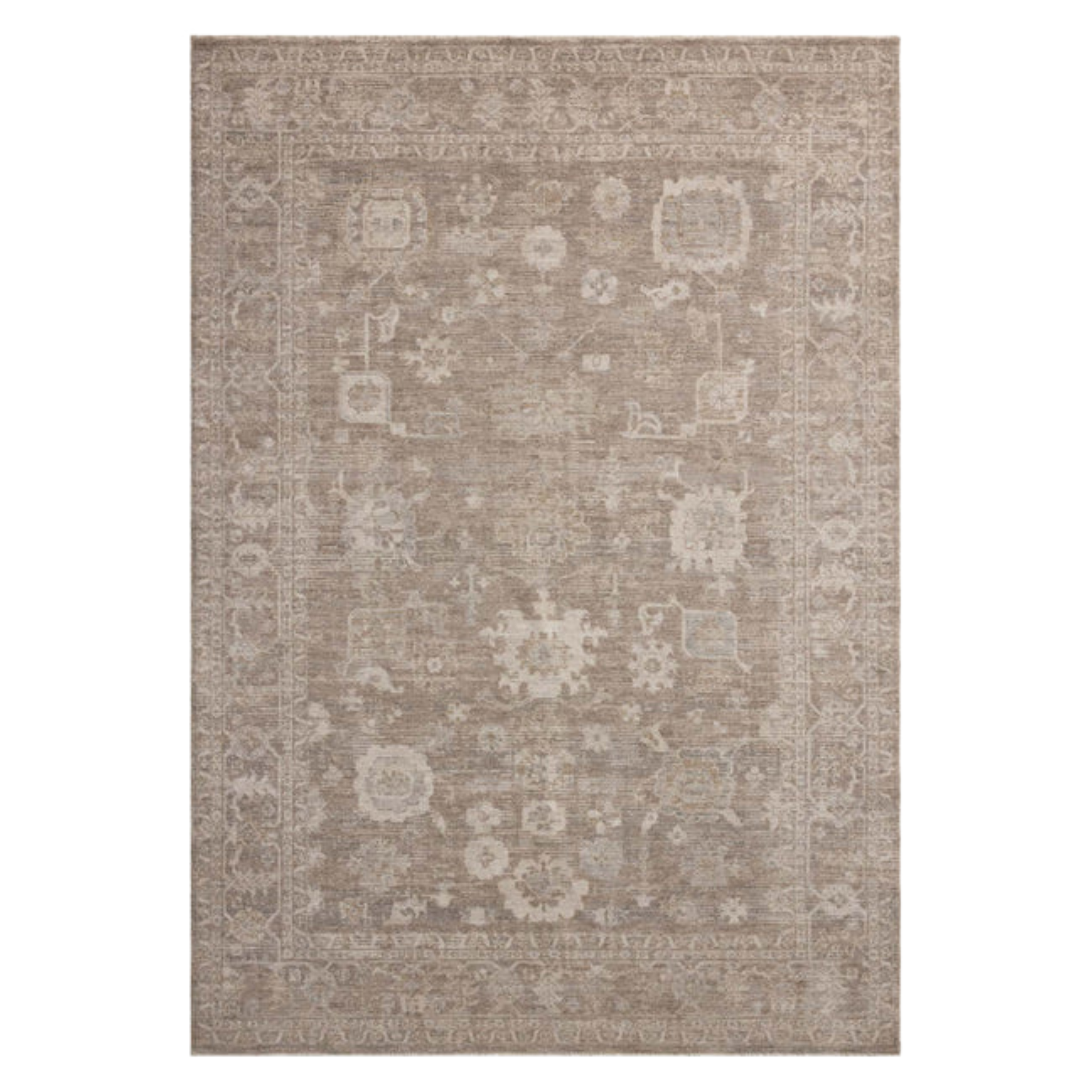 Tapis Loma, taupe ivoire