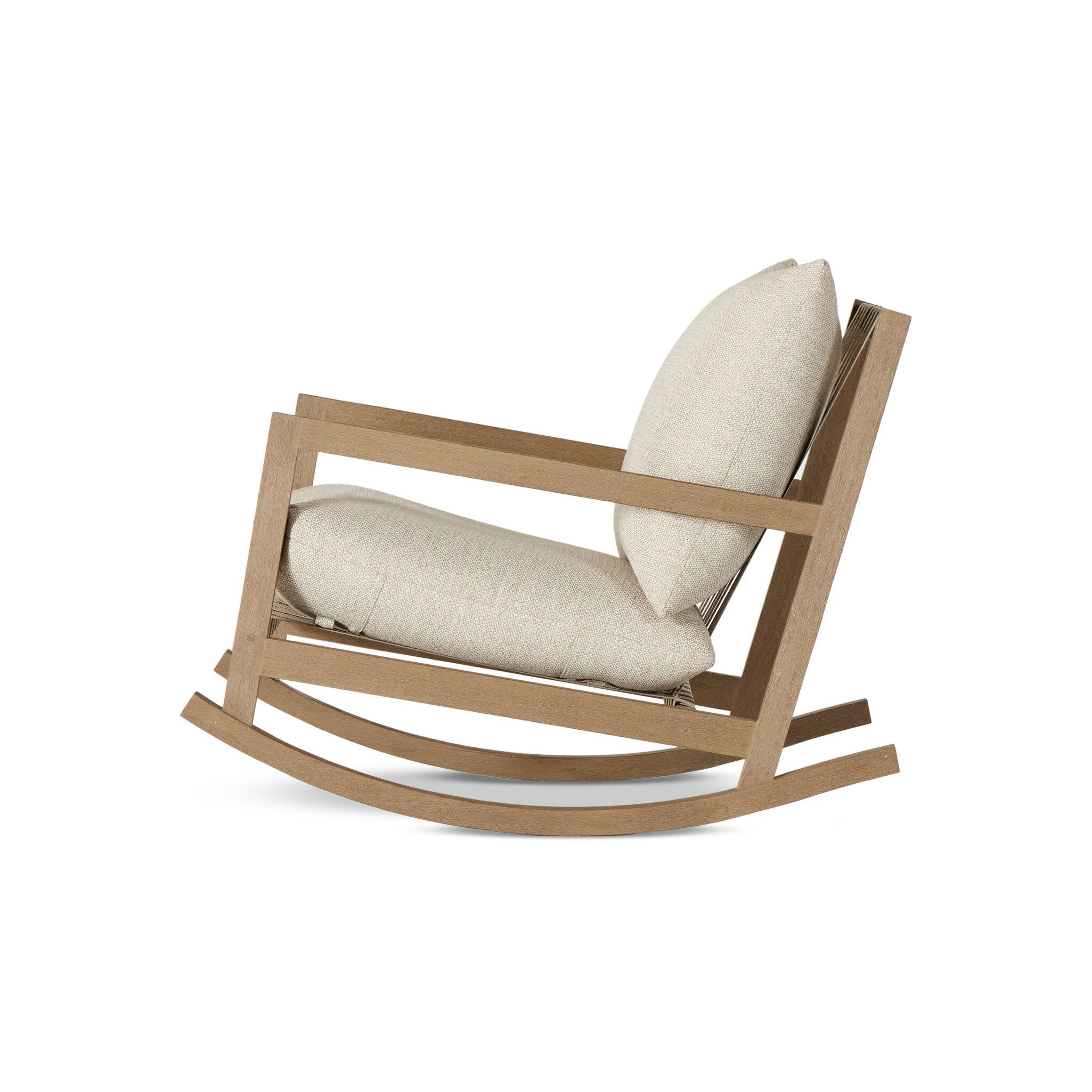 Chaise à bascule d'extérieur Nate