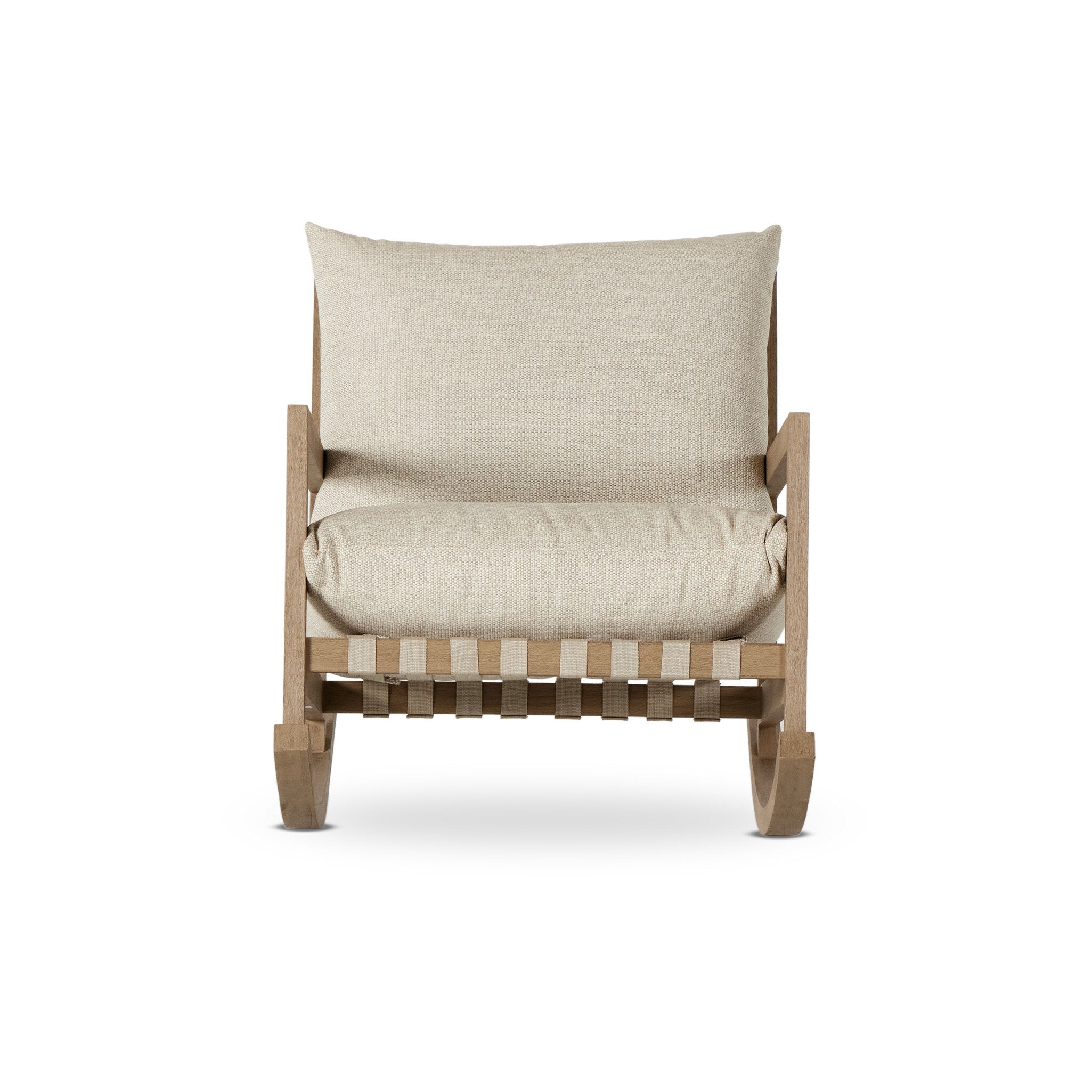 Chaise à bascule d'extérieur Nate