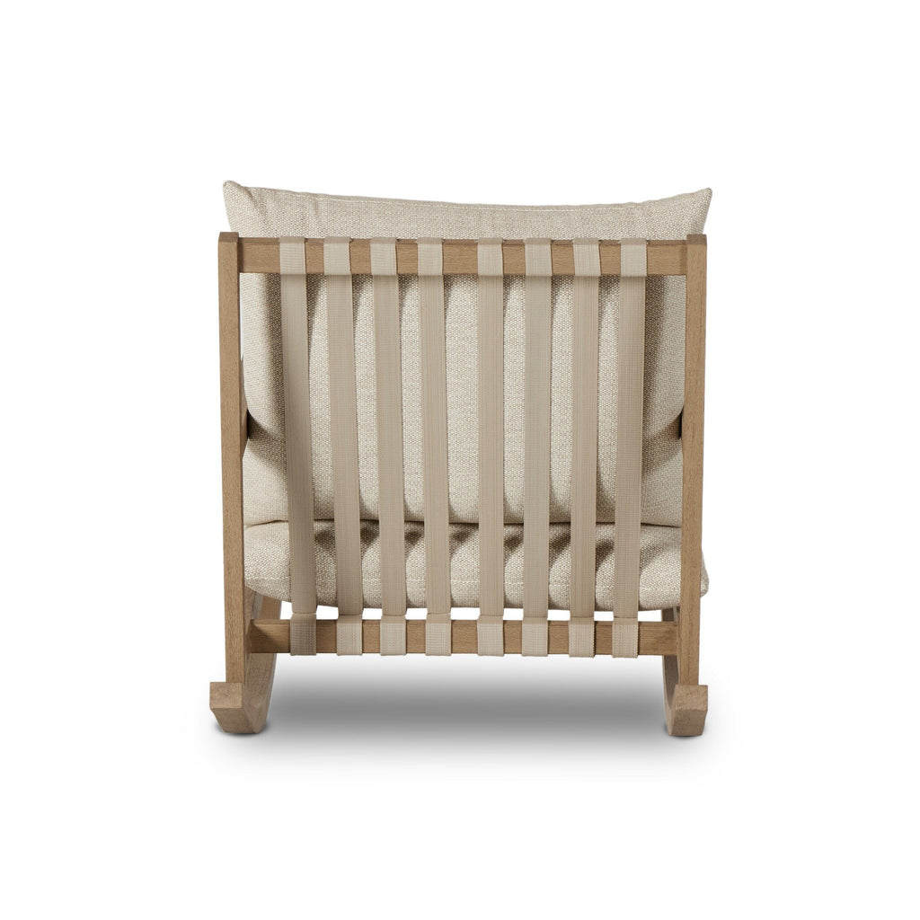 Chaise à bascule d'extérieur Nate