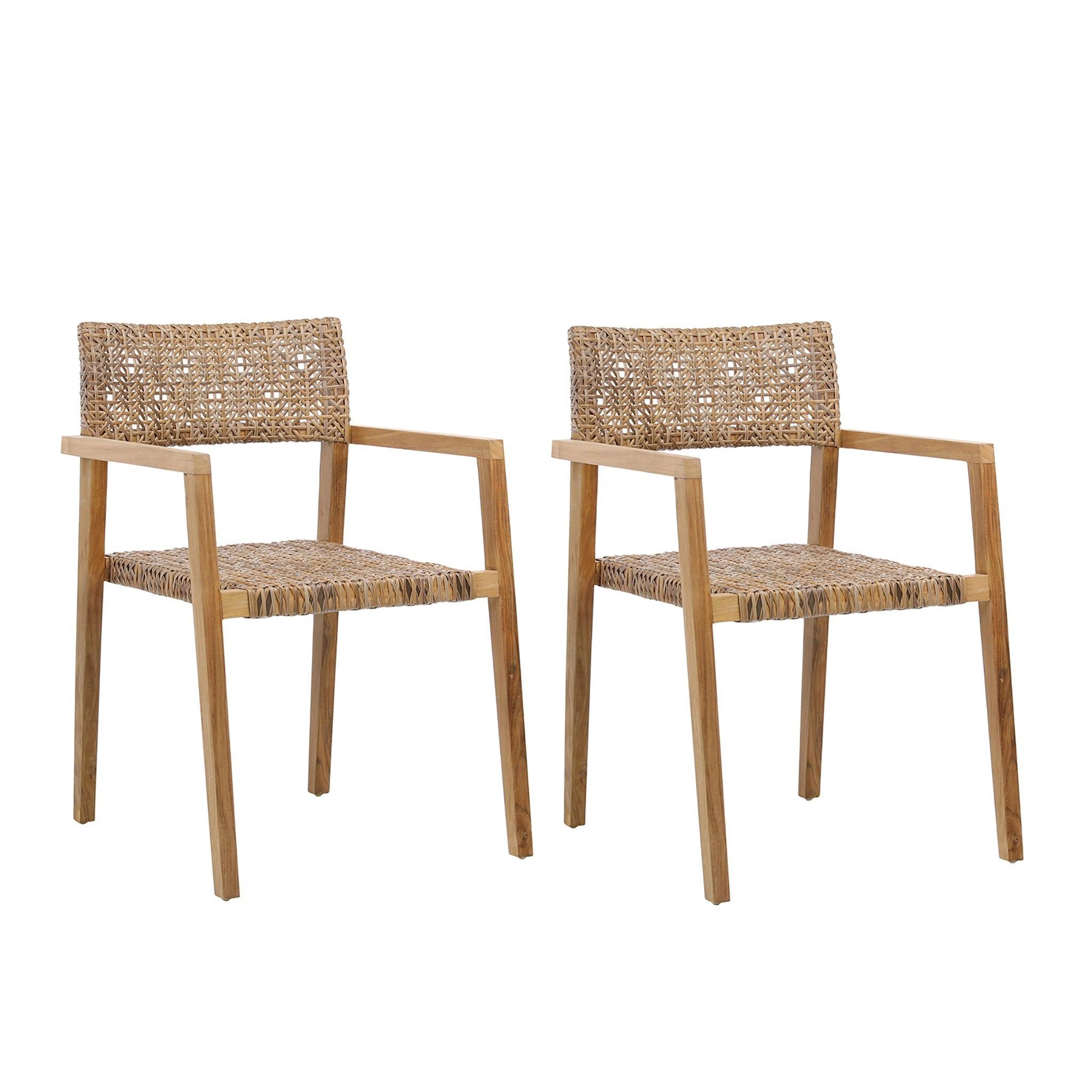 Chaises de salle à manger Tybee : lot de 2